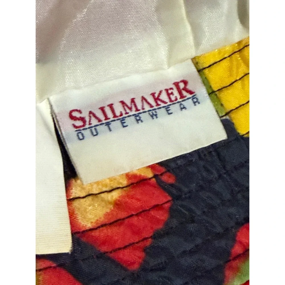 VTG Sailmaker Outerwear Red Vinyl Bucket Hat Shiny Rain Hat  One Size Fits All